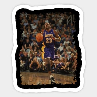 Mitch Richmond in Lakers Sticker